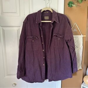 Vintage St. Johns Bay Worn In Button Down/Shacket / Size L